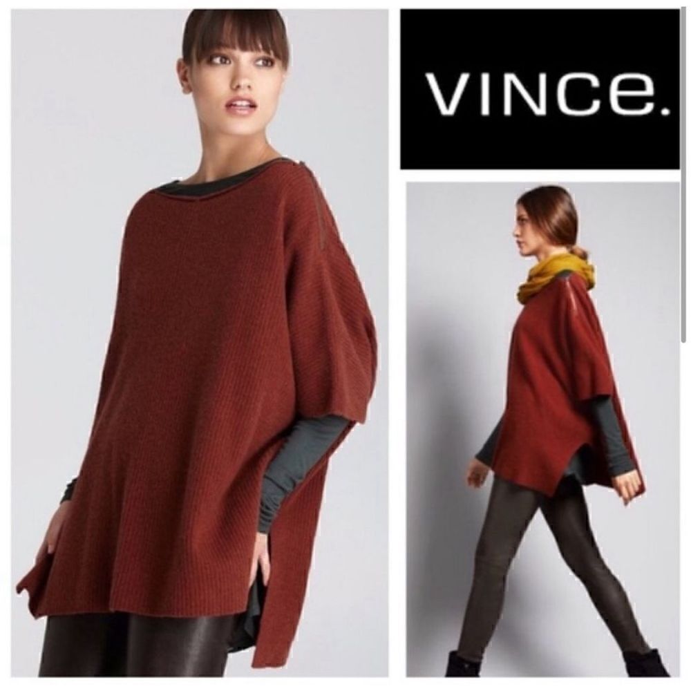 Vince Wool & Cashmere blend Poncho xs
